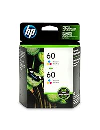 HP 60 CZ072FN cartuchos de tinta originales, 2 cartuchos.