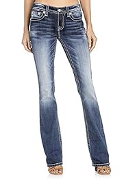 Pantalones vaqueros para dama con diseño de Sunburst