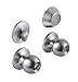 LOKĖT, AMG and Enchante Accessories Combo Entry Ball Door Knob and Deadbolt Lock Set, AMC006S2-SS, Stainless Steel