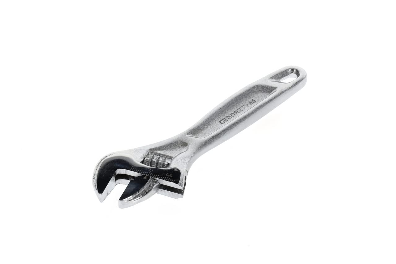 GEDORE red Single open-ended adjustable spanner, AF 24 mm (15/16"), Scale, Chrome-plated, Tool, R03100006