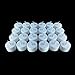 LANKER 24 Pack LED Tea Lights Candles, Flickering Blue Flameless Tealights, Long Lasting Battery Operated Fake Candles, Decoration for Halloween and Christmas (Blue - 24pcs)