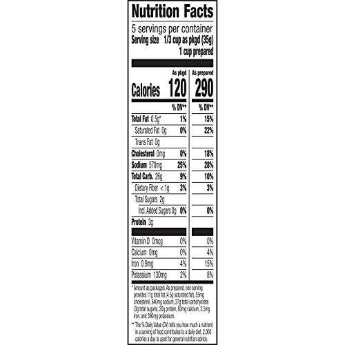 HAMBURGER HELPER SALISBURY PASTA AND SAUCE MIX, 6.2 OZ