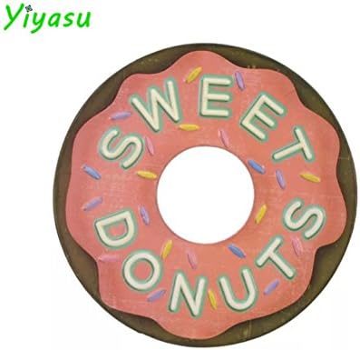 SWEET DONUTS Irregular Vintage Tin Sign Bar Pub Home Cafe Restaurant Store Metal Wall Decor
