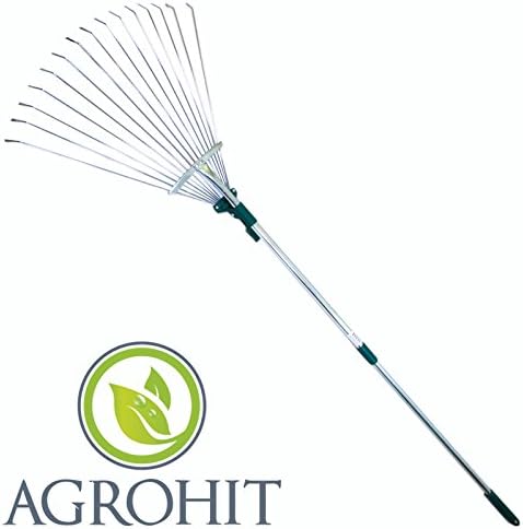 Adjustable Metal Fäch Rake Lawn Rake, Leaf Rake, Leaf Rake, GR6515