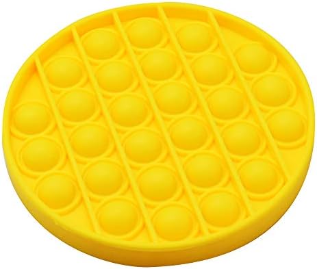 プッシュ ポップバブル プチプチ シリコン おもちゃ ボードゲーム そわそわ ストレス解消 イエロー Neriya Co Il