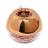 MultiBey NE0600607  Light Luxury Fashion Paper Clips, Rose Gold Edition, In Round Paper Clip Holder With Magnetic Lid, 28 mm, 100 Piece Per Box