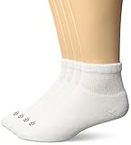 Doctor's Choice Men's Full Cushioned Quarter 4-Pack, White, Sock Size: 10-13/Shoe Size:9-11