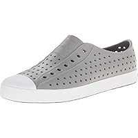 Native Unisex Jefferson Fashion Sneaker,  Pigeon Grey/Shell White,6 US Men/8 US Women