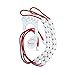 SockDock Sock Laundry Solution for Washing Drying & Storing Socks in Pairs, Clip & Hold Small & Long Socks in Washer Dryer & Closet, 2-Pack (Red)