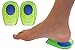 el + Memory Foam Shock Absorbing Heel Cups for Kid's with Sensitive Heels, Heel Spurs and General Foot or Ankle Pain, 2 Pairs, 4 Single Heelcups (Kids Size 3-7)