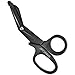 EMT Trauma Shears – 7 ¼” Black Medical Bandage Scissors with LED Pen Light Pupil Gauge for Nurses, EMS, Medical Students, Emergency Room