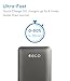 eeco USB-C Portable Charger 10000mAh, Quick Charge 3.0 Input & Output Type C External Battery Pack Charger Power Bank for Samsung Galaxy S8, iPhone, iPad, Nexus, Pixel, LG G6, HTC and More