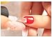 Bavs 6 Different Sheet Toes Nail Stickers Decal Beauty for Women Girls Kids Decals Manicure Polish 3D Art Glass Slice Toe Nail Sticker/Bling Bling Cubic 1 (Random)