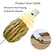 Cable Buddies, Fntacetik Animal Cord Protector Animal Bite Cable Protector Panda Sheep Hedgehog Dog Tiger Shark Penguin Cat Animal Bites for Charging Cords for iPhone Charger - 8 Pack