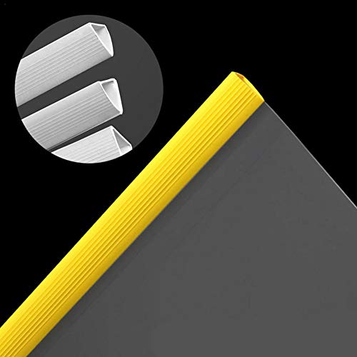 Nifera 10 Pcs Transparent Folder Resume Presentation File Folders Report Cover with Sliding Bar Manager Binder for A4 Size Paper