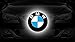Xotic Tech 1x Ultra White Color 82mm Truck Hood Emblem - Round LED Illuminated Emblem Background Light Lighting Kit For BMW 3 4 5 6 7 X M Z Series X3 X5 X6