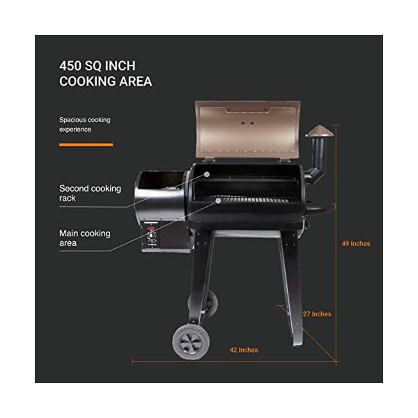Z-GRILLS-ZPG-450A-2020-Upgrade-Wood-Pellet-Grill-Smoker-6-in-1-BBQ-Grill-Auto-Temperature-Control-450-sq-in-Bronze