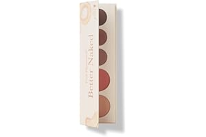 100% PURE Better Naked Makeup Palette All in One Compact 3 Eyeshadow, Blush, Face Highlighter, Fruit Pigmented Natural Nude Neutral Look for All Skin Types - Vegan (Soft Rose, Taupe, Beige Tones)