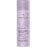 Pureology Style + Protect Lock It Down Hairspray for Color-Treated Hair, Maximum Hold, 11 Ounce