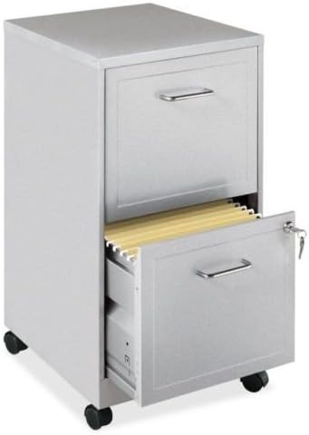 2-Drawer Home Office Mobile Veritical File Cabinet Gray