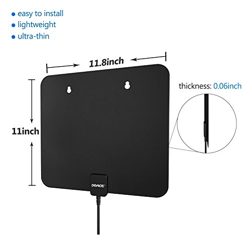 TV-Antenna-HDTV-Antenna-Indoor-Amplified-Digital-TV-Antenna-50-Mile-Range-with-Detachable-Amplifier-Signal-Booster-USB-Power-Supply-and-High-Performance-Coaxial-CableBlack