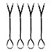 Vancool Stirrup Style (Loop) Adjustable Elastic Shirt Stays Suspenders - Keeps Shirts Tucked In (2 pairs)
