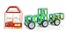 Magnetic Tile Tractor and Farm Set - 44 Tiles, Complete with Farmer and Animals, Great Toy for Boys and Girls, Teach Creativity Building Barns and Tractors, More Fun than Blocks