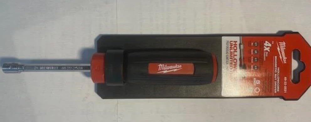 Milwaukee 48222531 5 mm Hex S Driver - Red/Black/Silver