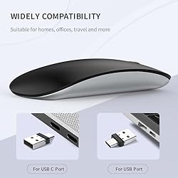 Uiosmuph G11 Wireless Mouse, USB C Rechargeable