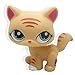 4pcs Littlest Pet Shop Walking Cat Kitty LPS Toy #1572 #2034 #1265 #1699
