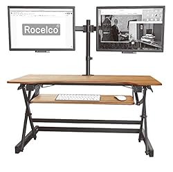 Rocelco 40" Large Height Adjustable Standing Desk