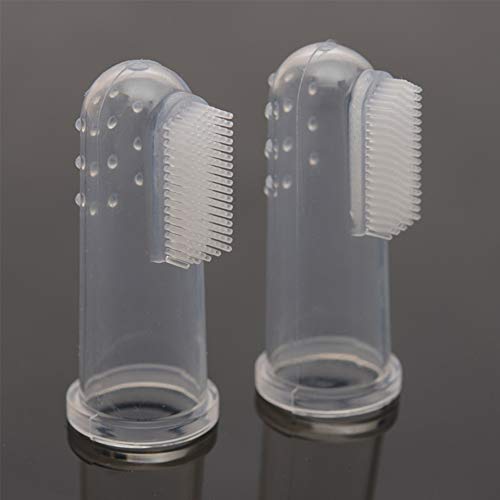 Brush Dog Teeth - 10pcs Set Soft Clear Tooth Cleaner Teeth Cleaning Pet Silicone Finger Toothbrushes - Electronics Accessories Beauty Toys Sports Garden Home Girls Cell Computers Phones Events