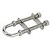 Amarine-made Stainless Steel Marine Boat Stern Bow Eye Tie Down U Bolt -1/2