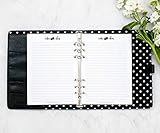 A5 Planner Size Notes Inserts, Paper Refills for Filofax, Carpe Diem, Kikki K, 5.8