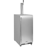 Kegco 15" Wide Outdoor Stainless Steel Built-In Right Hinge Kegerator