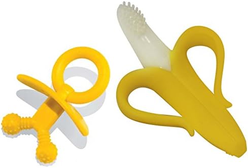 Teethifier Back Teeth Teether with Infant Banana Brush