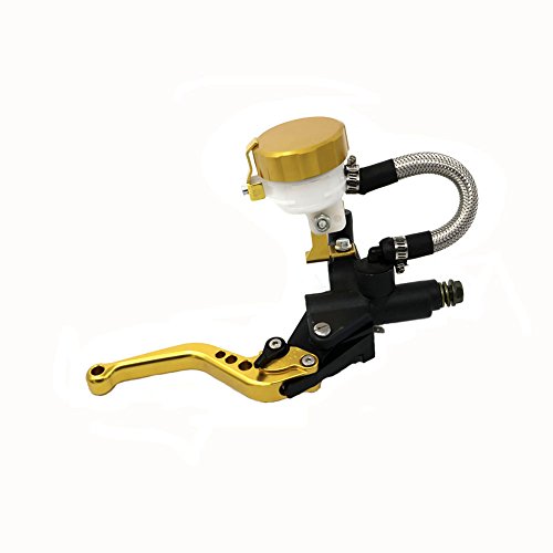 Motorcycle 7/8" Clutch Hydraulic Brake Levers Master Cylinder Oil Fluid Reservoir for Honda CB1000R 08-12 VFR750 91-97 VFR800 98-12 CBF1000 06-09 - Thumbnail 4