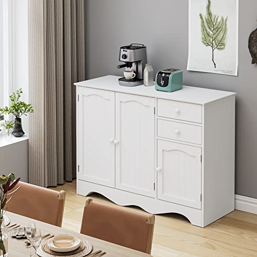 HORSTORS Buffet Kitchen Storage with 3 Doors and 2