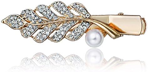 Xiongzhen White Beads Crystal Barrette Hairpin Headwear Accessories Hair Jewelry For Woman Wedding F116