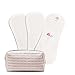 Hesta FDA Registered Organic Reusable/Washable Cloth Pantyliners 3pads with Waterproof Wet Bag PMS Relief (New White)