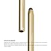 elago Premium Aluminum Stylus Pens for All Touch Screen Tablets/Cell Phones (Gold) Compatible with iPhone, iPad, Galaxy S Series, Galaxy Tab, Kindle Fire