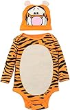 Disney Tigger Baby Boys' Costume Bodysuit and Hat Set, Orange (0-3 Months)