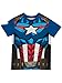 Marvel Captain America Boys' Captain America T-Shirt Size 5 Navy