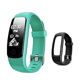 Letsfit Fitness Tracker HR, Activity Tracker Watch with Heart Rate Monitor, IP67 Water Resistant Pedometer, Calorie and Step Counter Watch for Android & iOS