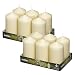 BOLSIUS Ivory Pillar Candles - 65 Long Burning Hours 12 Pack - 3-inch x 6-inch Dripless Candle - Perfect for Wedding Candles, Parties and Special Occasions