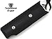 Snake Eye Tactical Full Tang Heavy Duty Handmade G-10 Handle Fixed Blade Kukri Knife Outdoors Hunting Camping Fishing (Silver)