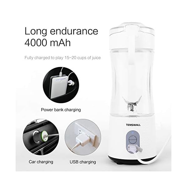 Portable-Blender-Mini-Blenders-for-Smoothies-and-Shakes-Handheld-Fruit-Mixer-Machine-13oz-USB-Rchargeable-Juicer-Cup-Ice-Blender-Mixer-HomeOfficeOutdoors Portable Blender, Mini Blenders for Smoothies and Shakes, Handheld Fruit Mixer Machine 13oz USB Rchargeable Juicer Cup, Ice Blender Mixer Home/Office/Outdoors