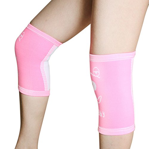 image for BXT Kids Children Boys Girls Stretchy Cotton Knee Pads Sports Padded K