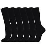 JOYNÉE Men's Breathable Bamboo Canterbury Dress Socks (Pack of 6)