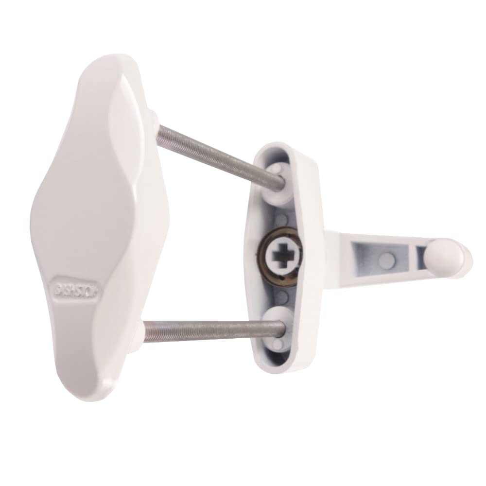SASHSTOP Internal Fixed Sash Jammer [Additional UPVC Door/Window Security Bolted Through Anti Jemmy] (White)